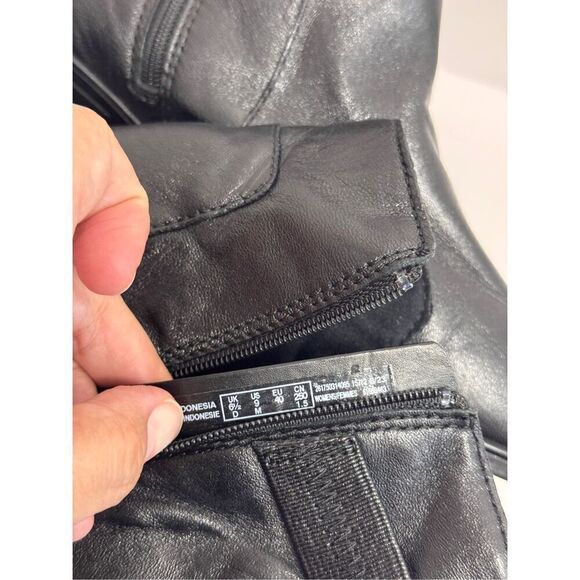 Clarks Boots Size 9US Black Leather Block Heel Zip Up Booties NEW - Picture 7 of 9